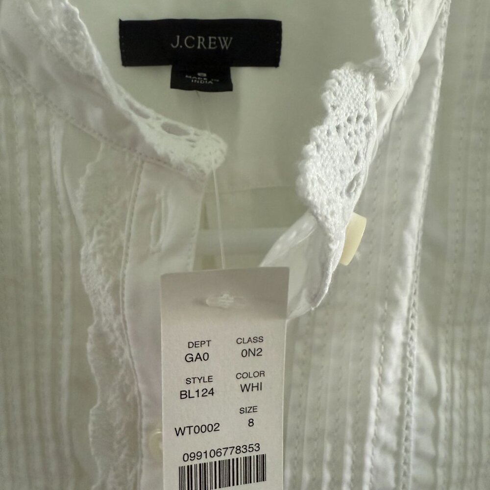J. Crew Lace-front button-up shirt - Picture 5 of 7